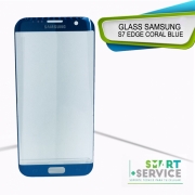 GLASS S7 EDGE CORAL BLUE