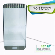 GLASS S7 EDGE GOLD